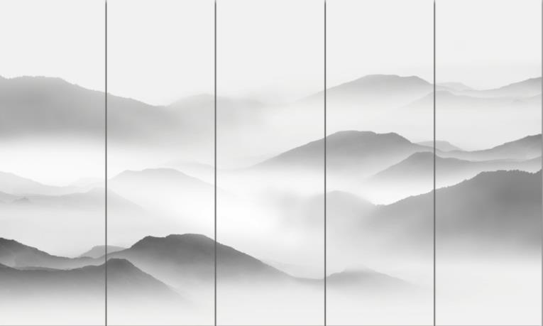 新中式山水画 山