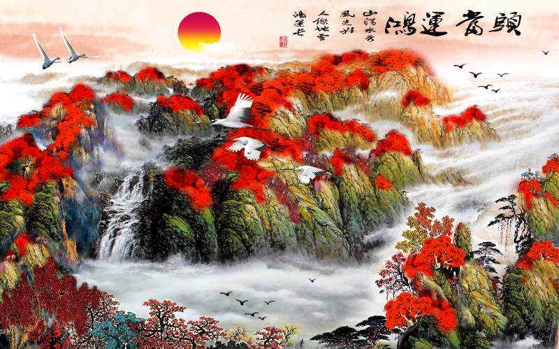 鸿运当头聚财风水