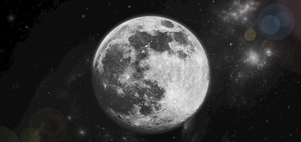 星空宇宙月球背景