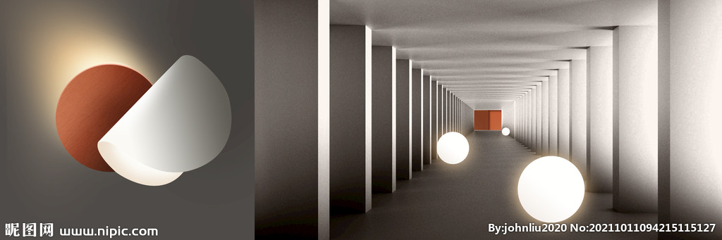 延伸空间装饰背景