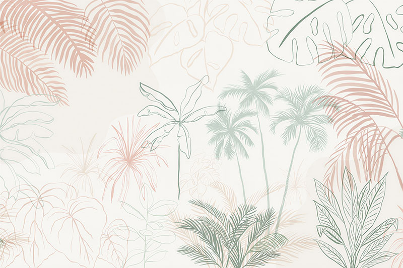 现代简约背景墙田