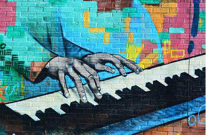 音乐涂鸦 钢琴键