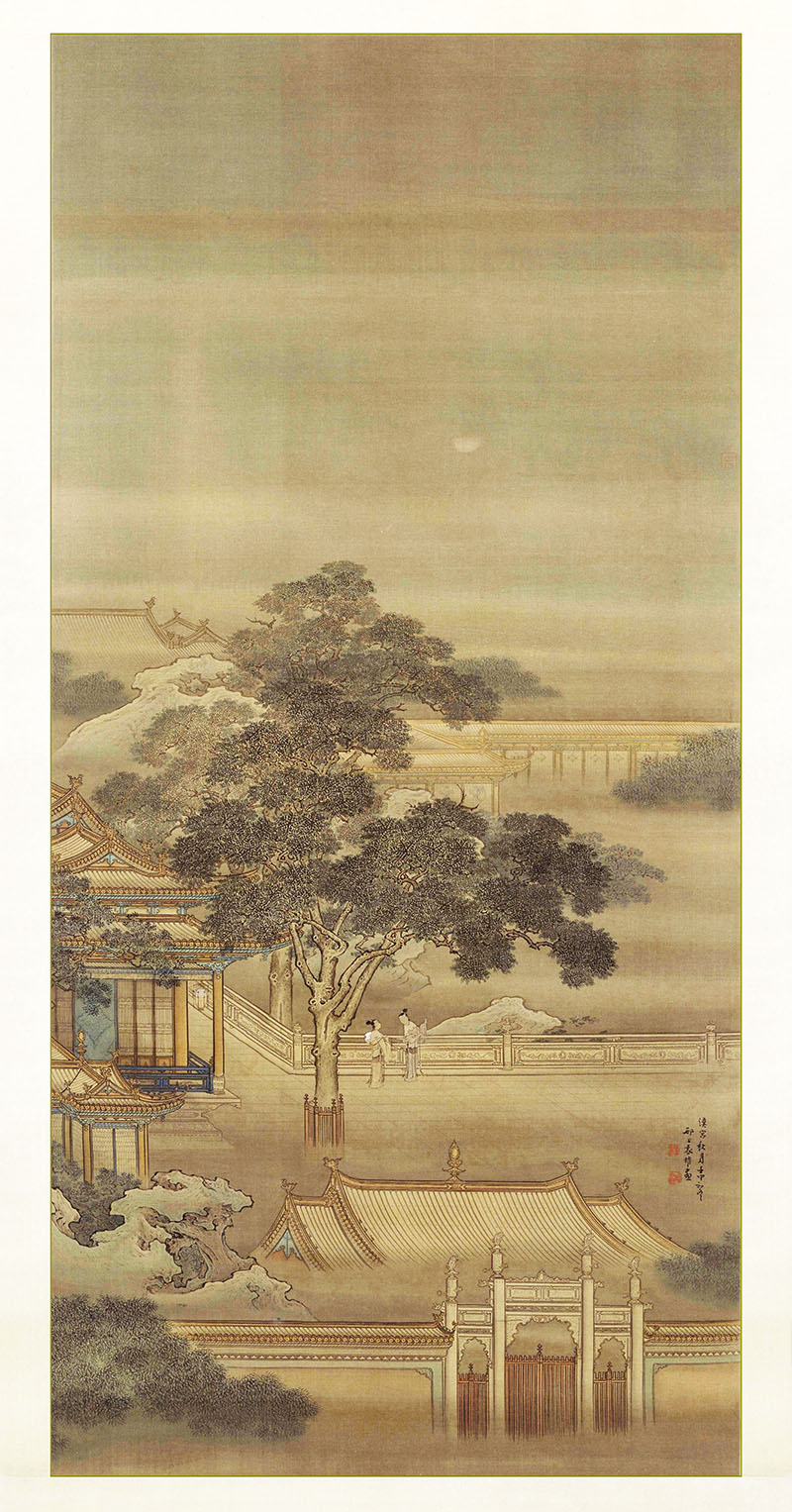 汉宫秋月图 古画