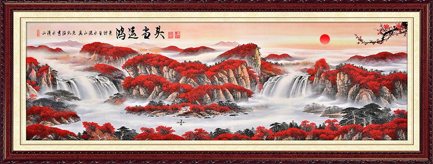 中式背景装饰鸿运
