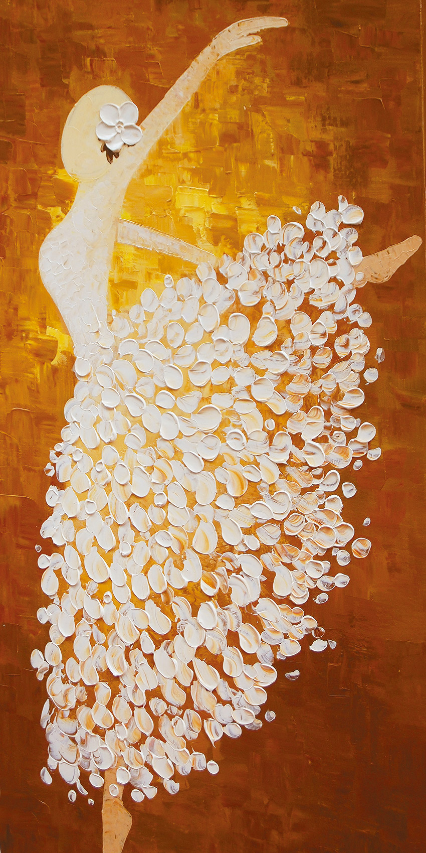 油画玄关舞女油画