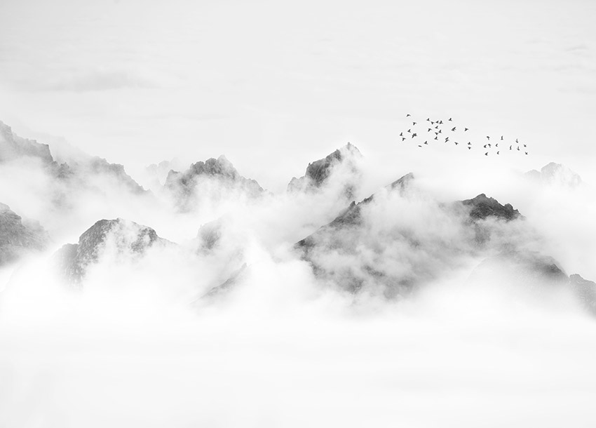 不分层现代简约山