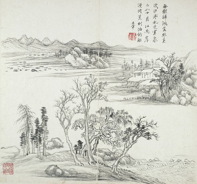 新中式古画名画背