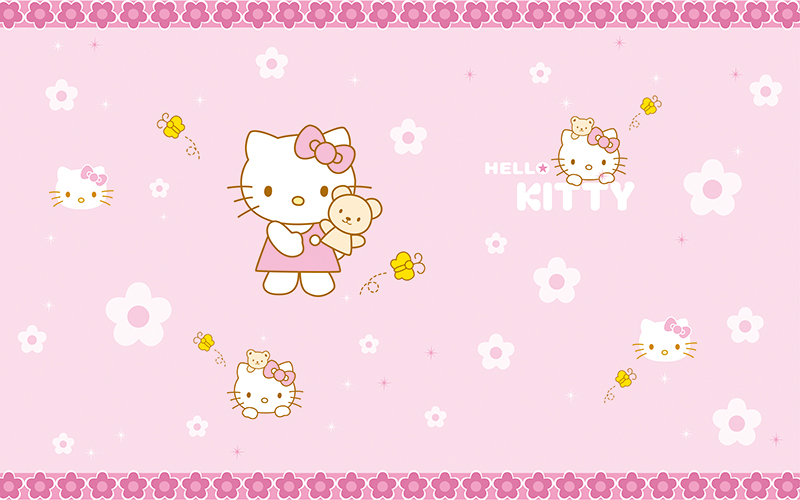 卡通手绘凯蒂猫h