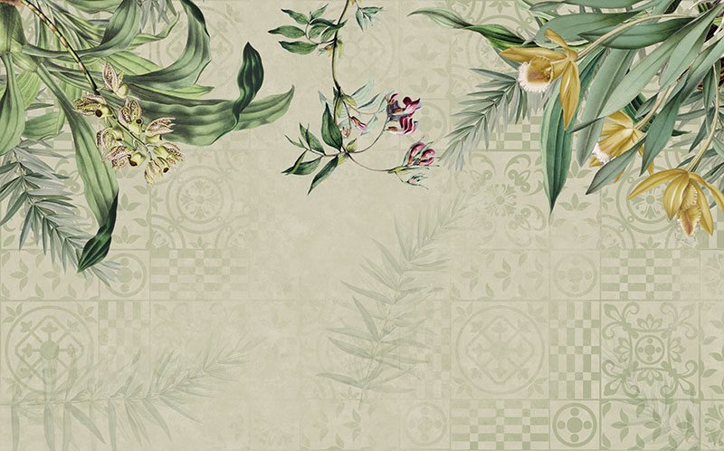 现代简约背景墙热