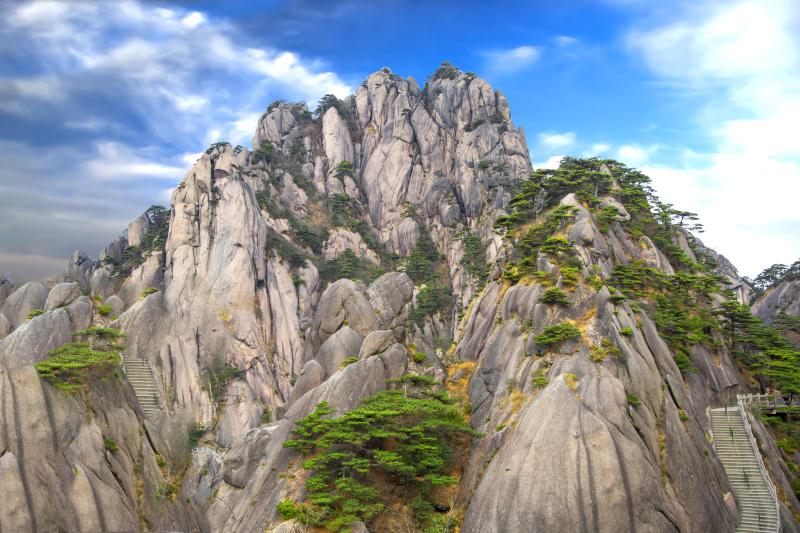 山石实拍图黄山石