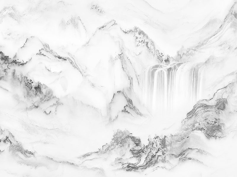 背景墙新中式山水