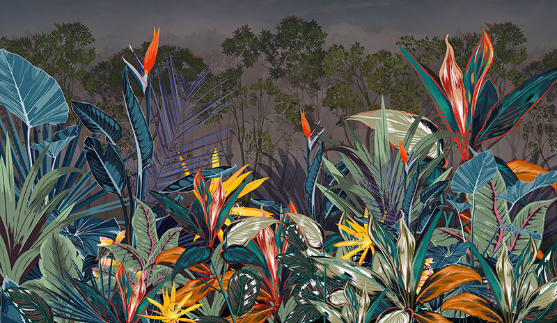 现代简约背景墙热