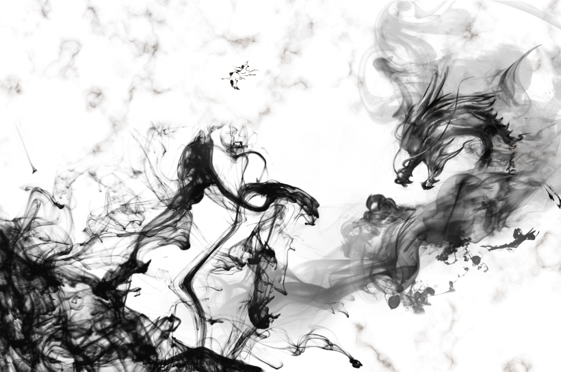 现代简约抽象黑色