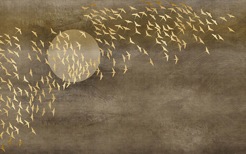 背景墙新中式现代