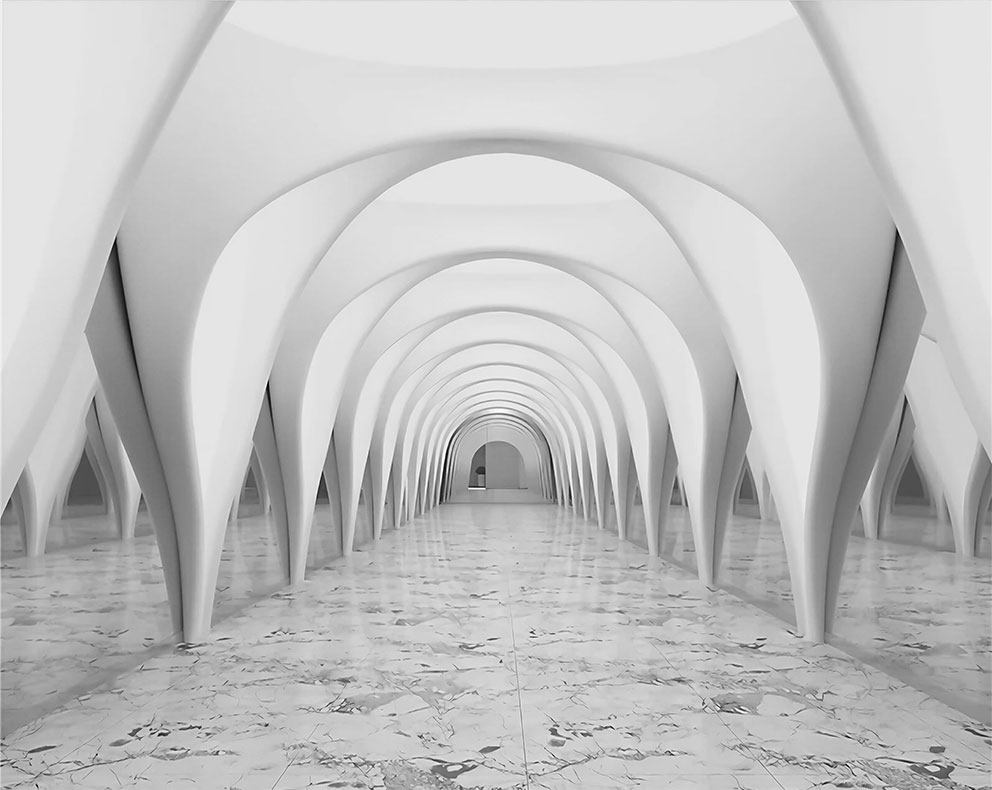 现代简约背景墙延