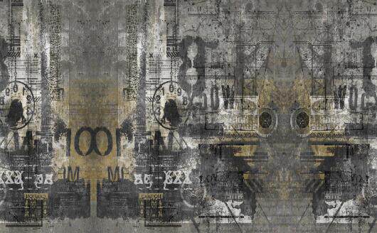 水泥墙上的涂鸦背