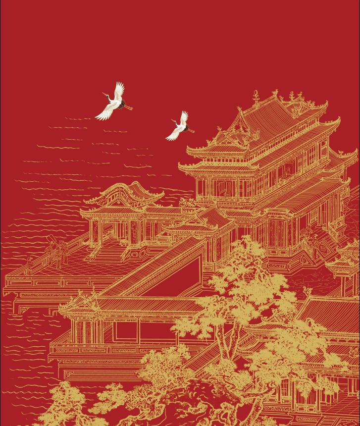 国潮故宫红楼阁仙
