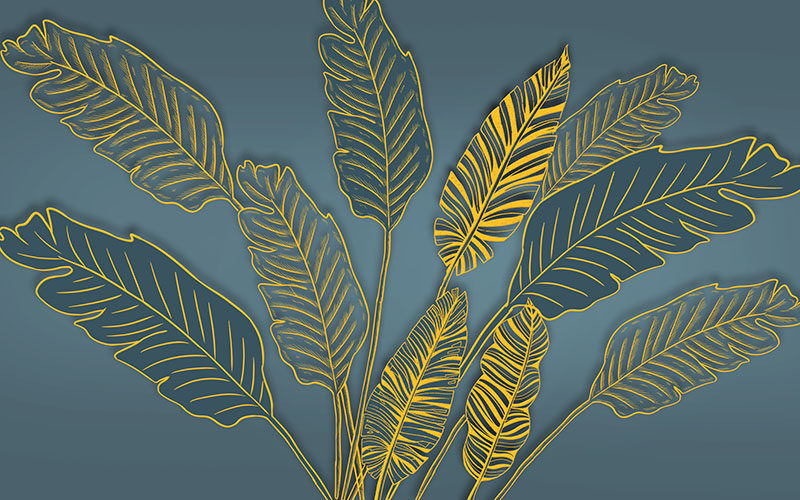 背景墙现代简约金