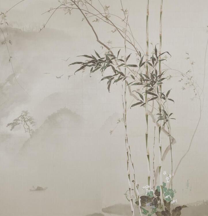不分层新中式手绘