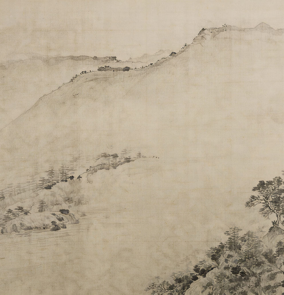 新中式玄关简约山