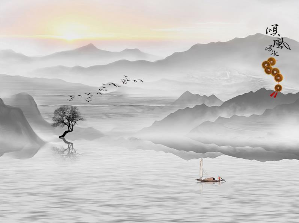 顺风顺水树小船铜