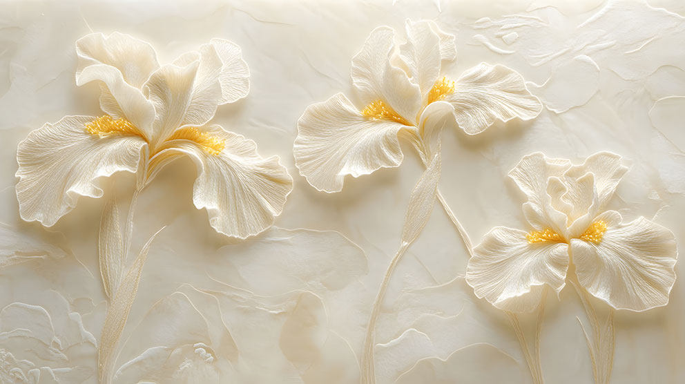 现代简约背景墙白