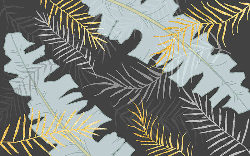 背景墙现代简约树