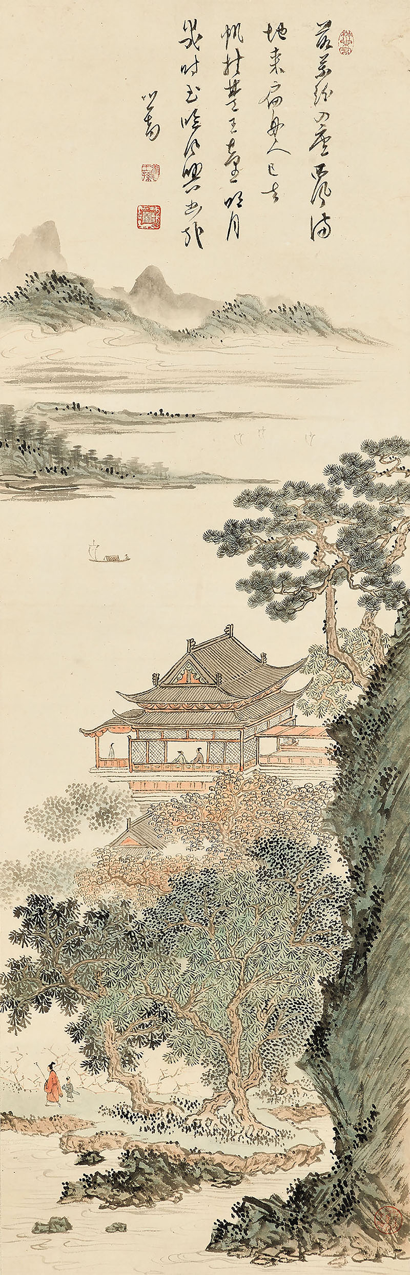 新中式古画名画玄