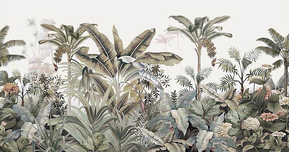 现代简约热带雨林