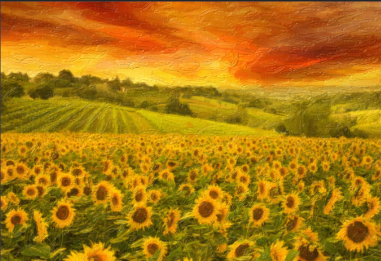 现代简约油画背景