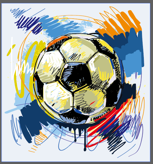 足球图案素材