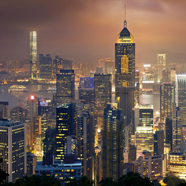 城市夜景拍摄图背