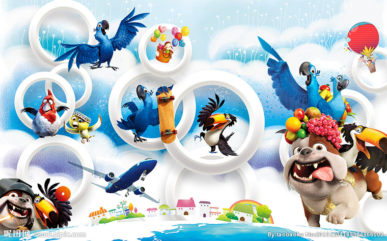 G大型壁画儿童乐