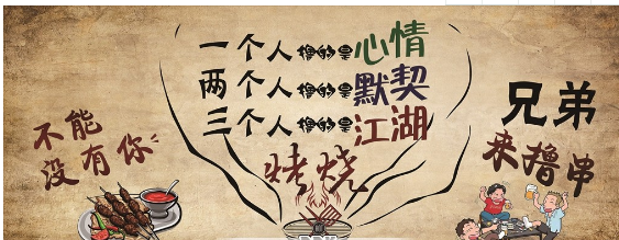 复古怀旧烧烤背景