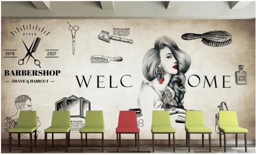 原创复古怀旧发廊