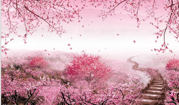 世外桃源十里桃花