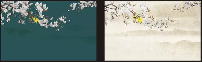 新中式电视背景墙