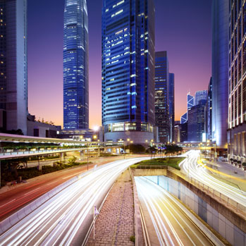 城市夜景拍摄图背