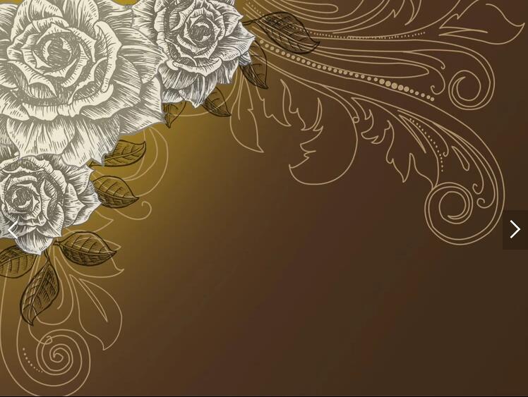 欧式花卉电视背景