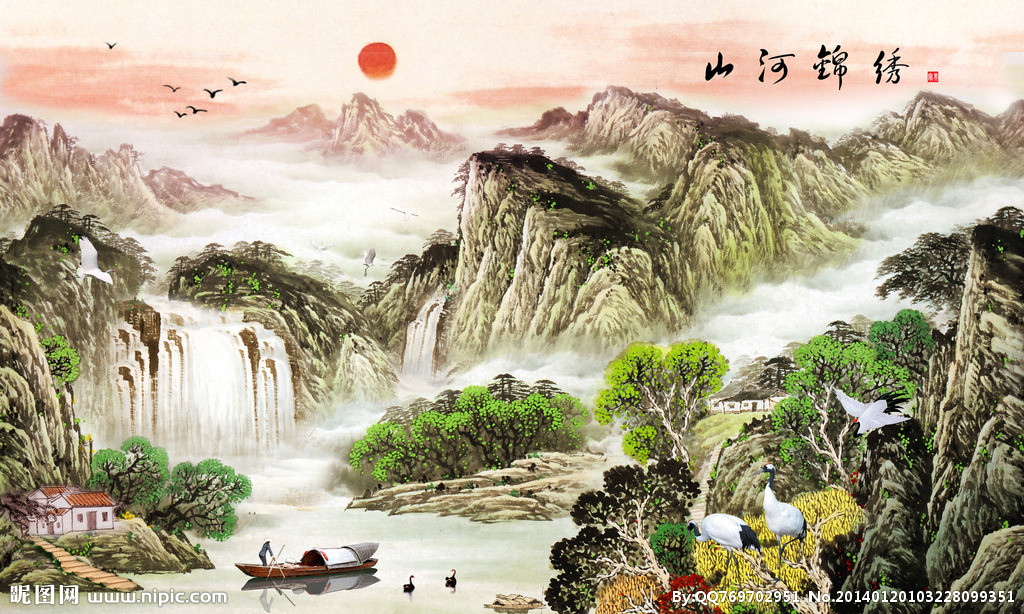 G国画山水 锦绣
