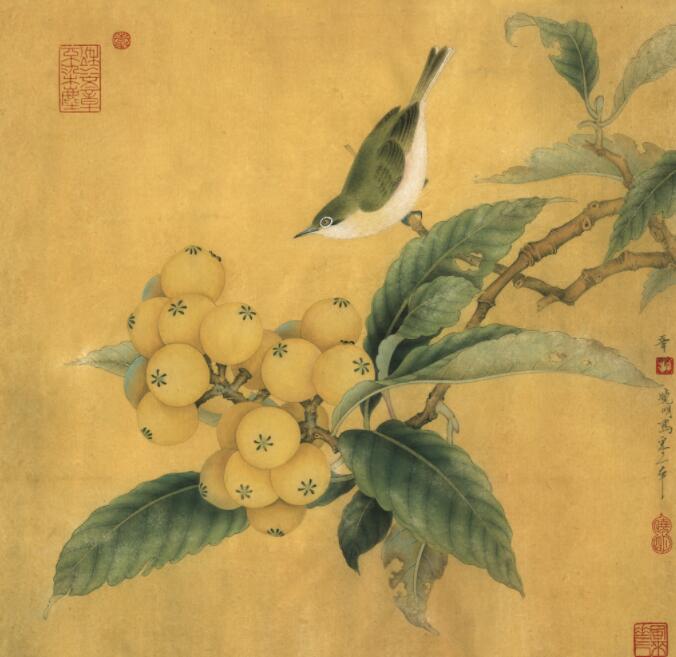 古风类花鸟工笔画