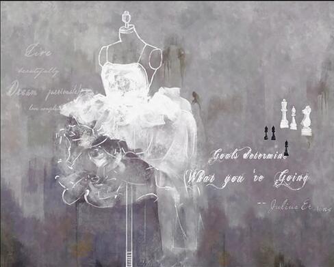 油画手绘婚纱梦幻