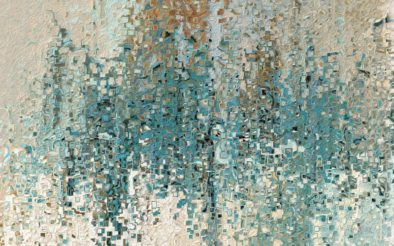 现代简约绿色笔刷