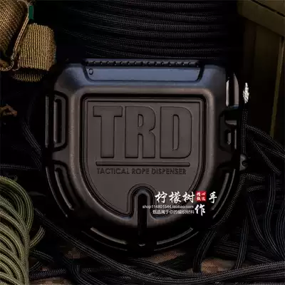 Umbrella rope retractor survival rope fast line cutter outdoor survival tangent TRD survival umbrella rope storage box