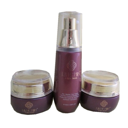 Suitable for use with black and yellow print concealer skin products Ji Ren Tang withdrawal cosmetics moisturizing essence cream set