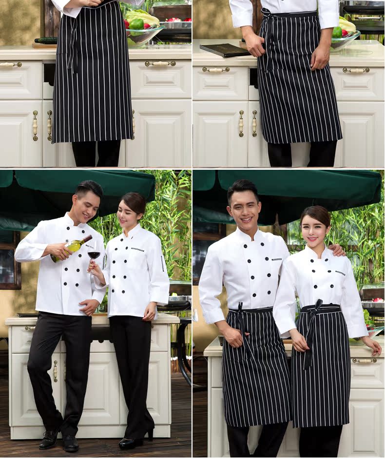 Veste chef cuisinier en coton - Ref 1910386 Image 25