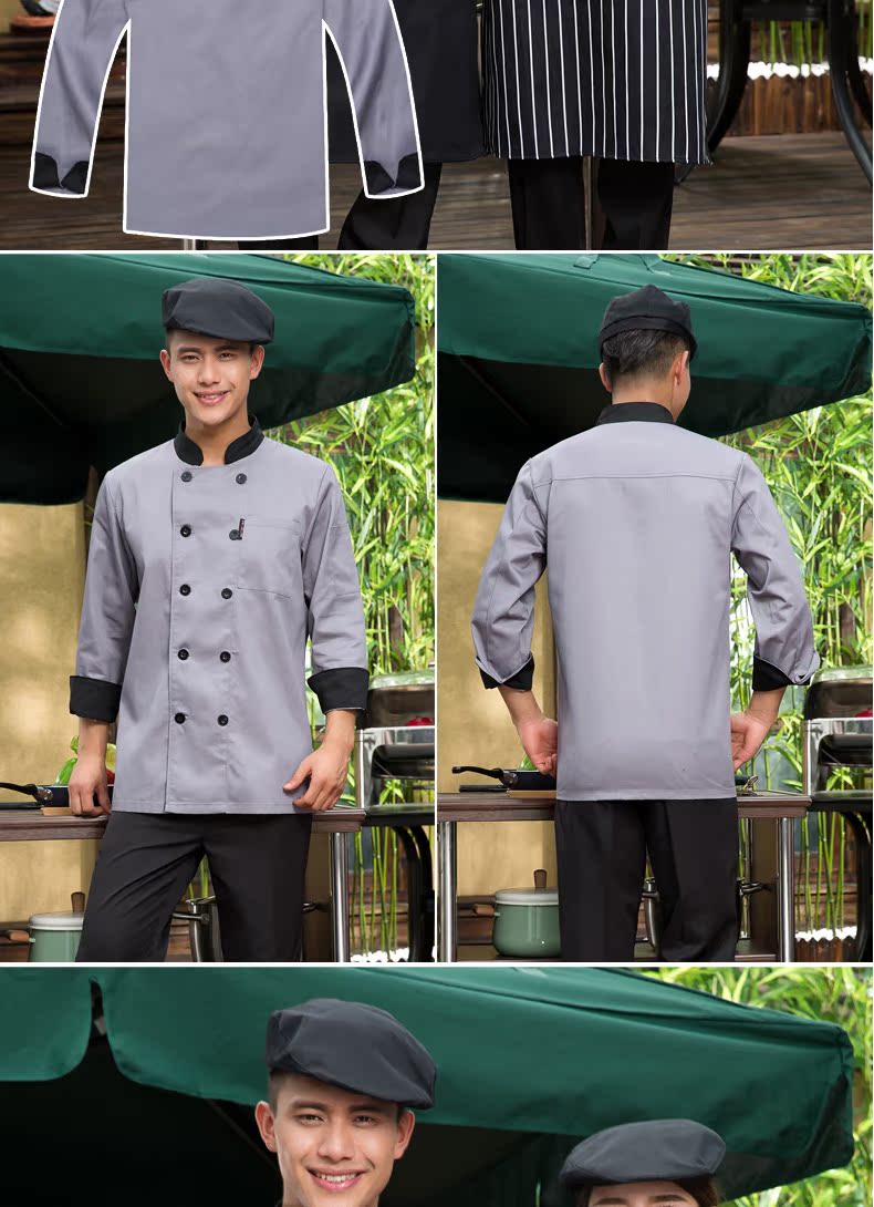 Tenue de cuisinier en coton - Ref 1910452 Image 39