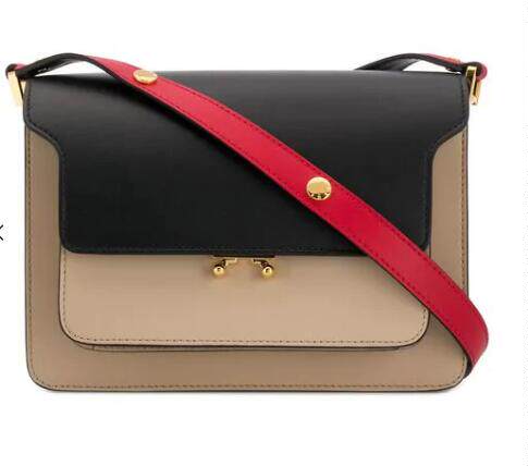  Marni 2021 new collage of cortical ladies single shoulder bag