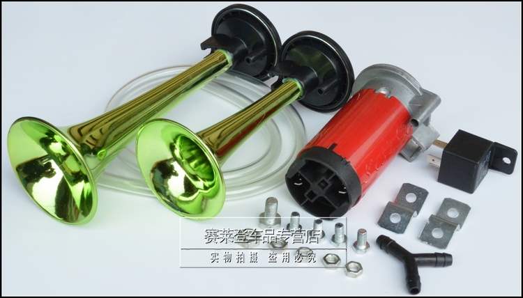 Five Lions Sừng xe máy Xe điện Sửa đổi không khí Sừng không khí Lái xe hơi Sừng 12V - Sừng xe máy 	loa nghe nhạc cho xe máy