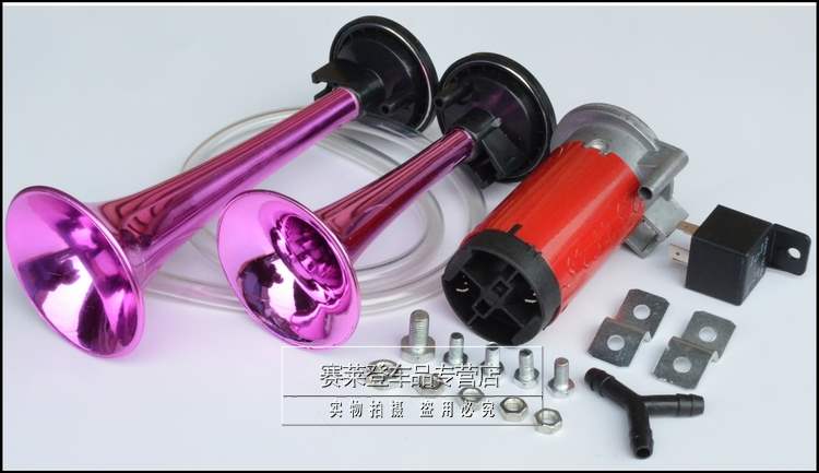 Five Lions Sừng xe máy Xe điện Sửa đổi không khí Sừng không khí Lái xe hơi Sừng 12V - Sừng xe máy 	loa nghe nhạc cho xe máy